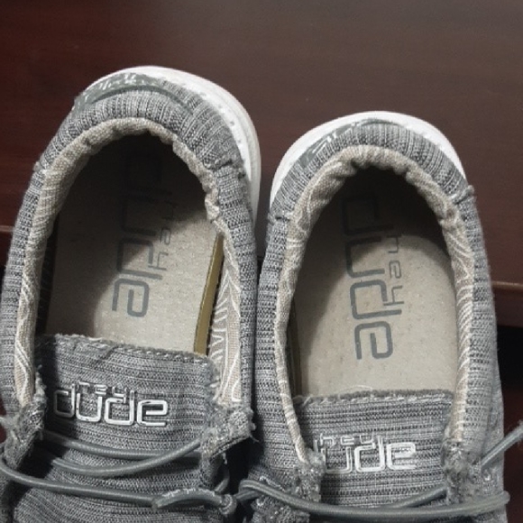 Hey Dude Wally Toddler K10 Gray Casual Slip-On Shoes - Picture 5 of 6